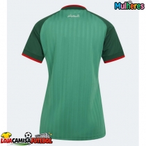 Camisa de Futebol Argélia Equipamento Secundário Mulheres Mundo 2026 Manga Curta